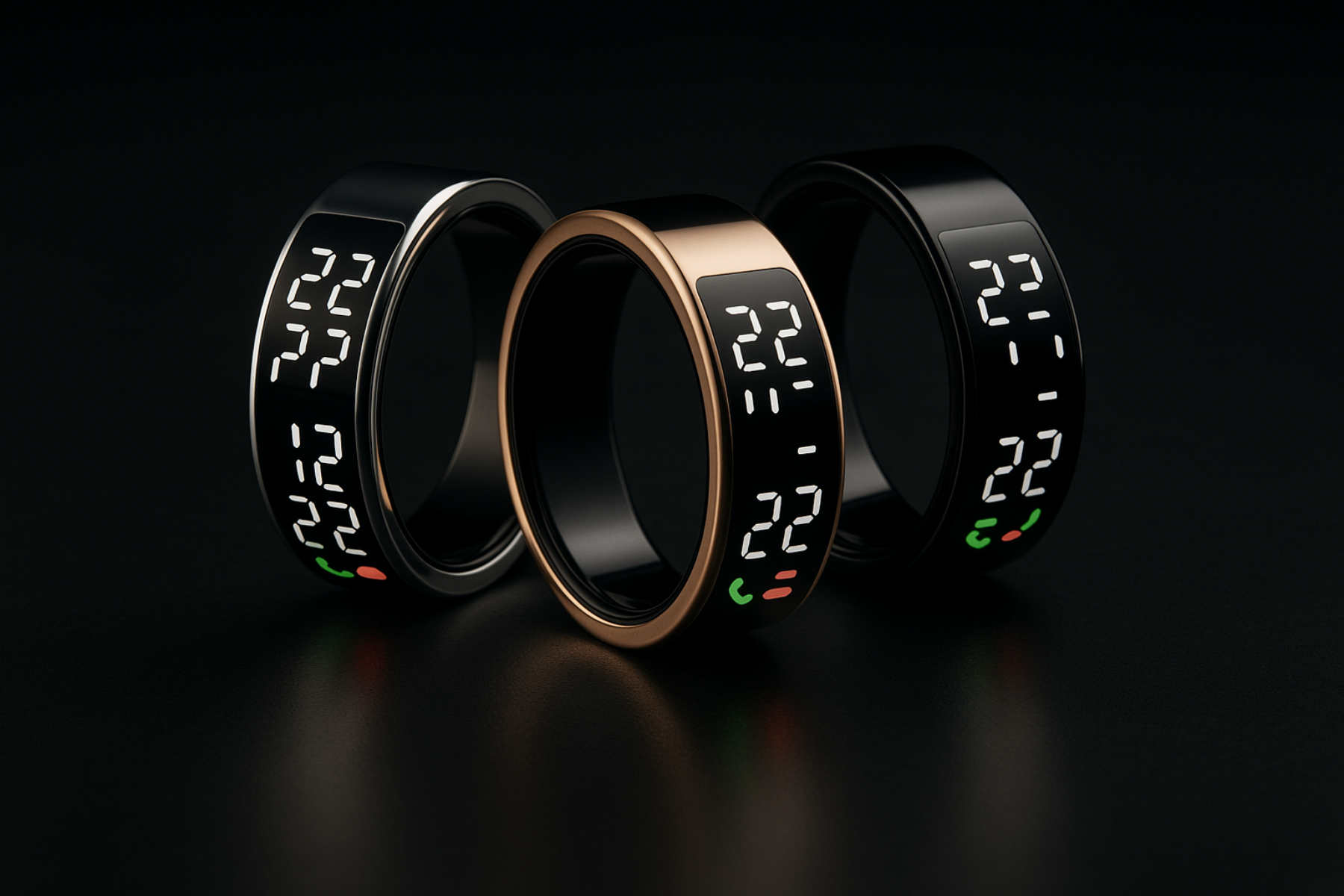 Beautiful Hero Image - Smart Rings with Digital Displays